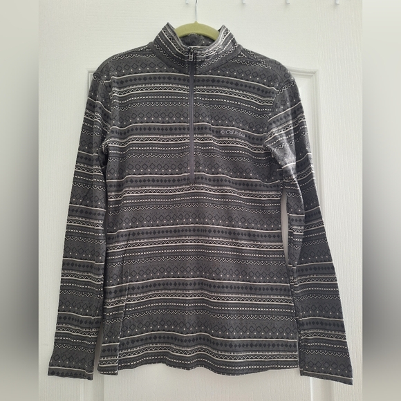 Columbia Drifting Snow Half Zip Top Womens Size Medium - Picture 1 of 9